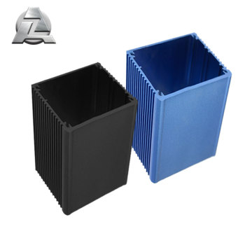 119.6x50 blue black inverter aluminium extrusion enclosure case box